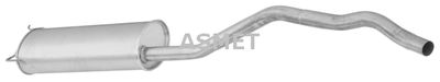 Средний глушитель выхлопных газов ASMET 10.041