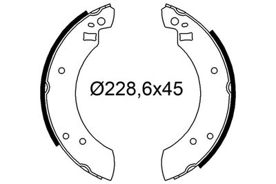 Комплект тормозных колодок VALEO 564327