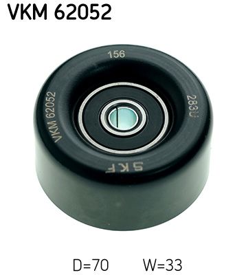 Parazīt-/Vadrullītis, Ķīļrievu siksna SKF VKM 62052