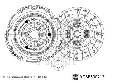 Комплект сцепления BLUE PRINT ADBP300213