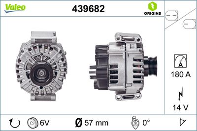 Генератор VALEO 439682