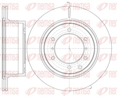 Тормозной диск REMSA 61159.10