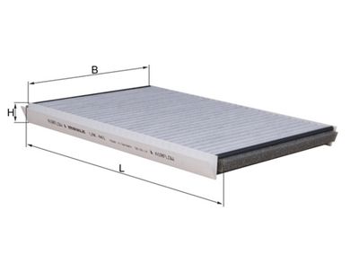 Фильтр, воздух во внутренном пространстве MAHLE LAK 441