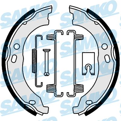 Bremžu loku kompl., Stāvbremze SAMKO 81003