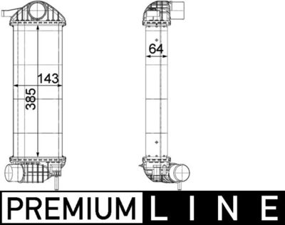 Starpdzesētājs MAHLE CI 244 000P