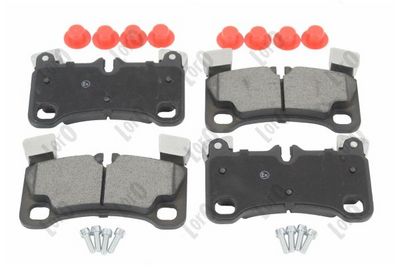 Комплект тормозных колодок, дисковый тормоз ABAKUS 231-02-153