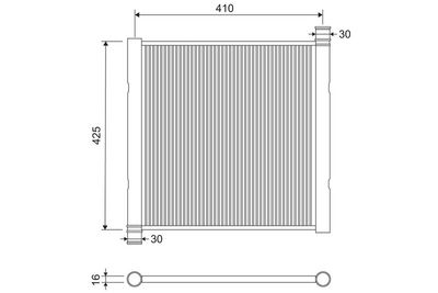 Radiators, Motora dzesēšanas sistēma VALEO 701211
