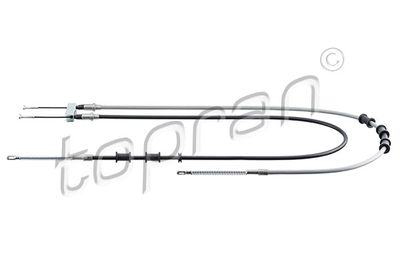 Тросик, cтояночный тормоз TOPRAN 207 986