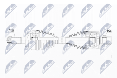 Piedziņas vārpsta NTY NPW-SU-017