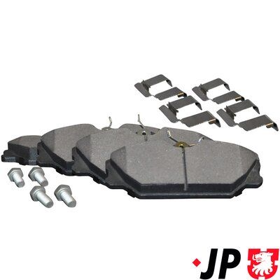 Bremžu uzliku kompl., Disku bremzes JP GROUP 4363601510