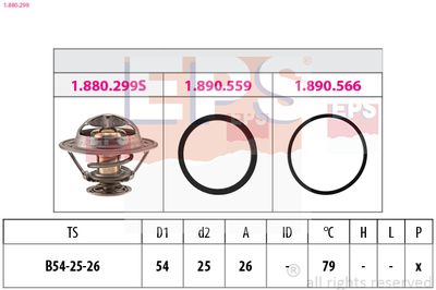 Термостат, охлаждающая жидкость EPS 1.880.299