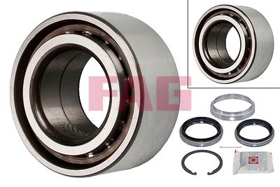Riteņa rumbas gultņa komplekts Schaeffler FAG 713 6185 50