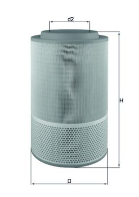 Gaisa filtrs MAHLE LX 1627