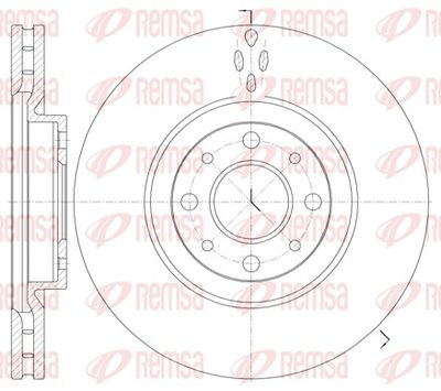 Тормозной диск REMSA 6734.10