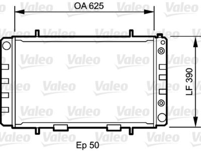 Radiators, Motora dzesēšanas sistēma VALEO 735052