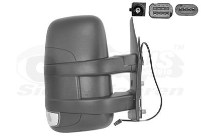 Ārējais atpakaļskata spogulis VAN WEZEL 2815808