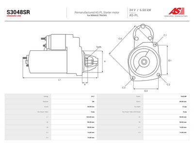 Стартер AS-PL S3048SR