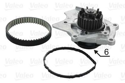 Ūdenssūknis + Zobsiksnas komplekts VALEO 614594