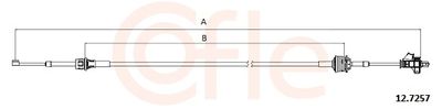 Трос, механическая коробка передач COFLE 92.12.7257