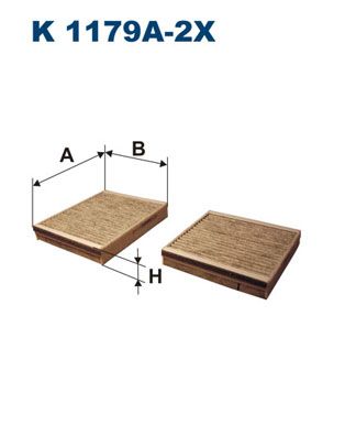 Filtrs, Salona telpas gaiss FILTRON K1179A2X