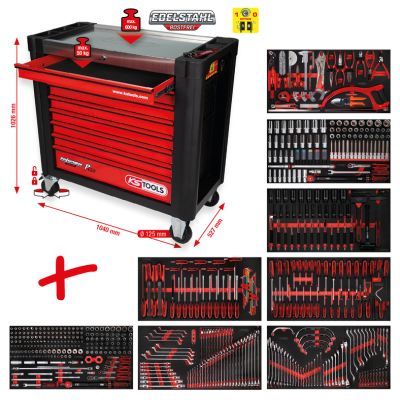 KS TOOLS 8258564 Instrumentu ratiņi