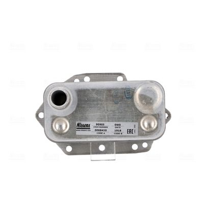 масляный радиатор, двигательное масло NISSENS 90905