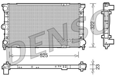 Radiators, Motora dzesēšanas sistēma DENSO DRM32031