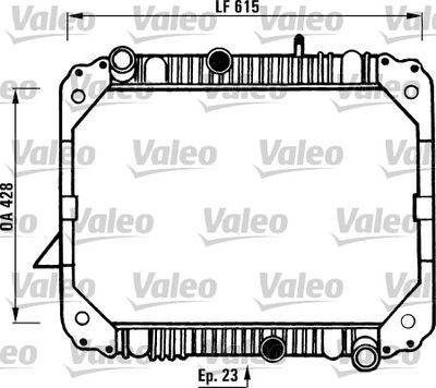 Radiators, Motora dzesēšanas sistēma VALEO 730892