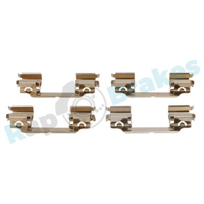 Комплектующие, колодки дискового тормоза RAP BRAKES R-U0177