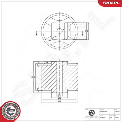 Piekare, Dzinējs ESEN SKV 75SKV013