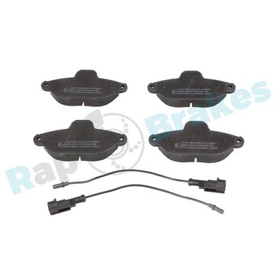 Bremžu uzliku kompl., Disku bremzes RAP BRAKES R-P0867