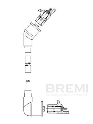 Augstsprieguma vads BREMI 371E34