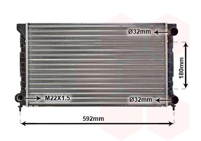 Radiators, Motora dzesēšanas sistēma VAN WEZEL 58002071