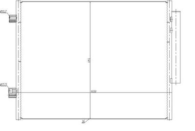 Конденсатор, кондиционер NRF 350458