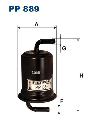 Degvielas filtrs FILTRON PP 889