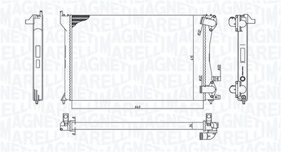 Radiators, Motora dzesēšanas sistēma MAGNETI MARELLI 350213171300