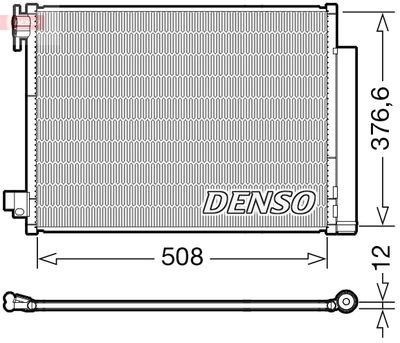 Конденсатор, кондиционер DENSO DCN23052
