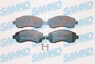 Комплект тормозных колодок, дисковый тормоз SAMKO 5SP1025