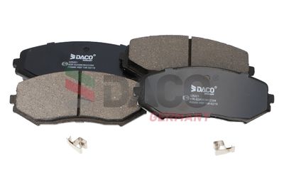 Комплект тормозных колодок, дисковый тормоз DACO 325221