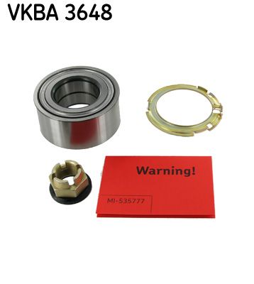Riteņa rumbas gultņa komplekts SKF VKBA 3648