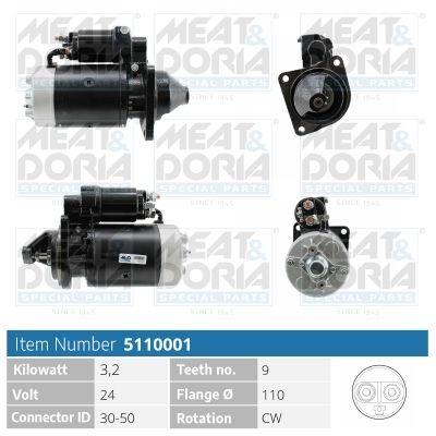 Starteris MEAT & DORIA 5110001