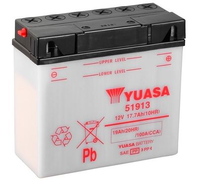 YUASA 51913 Startera akumulatoru baterija