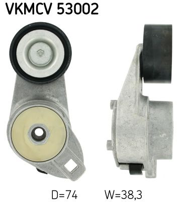 Siksnas spriegotājs, Ķīļsiksna SKF VKMCV 53002