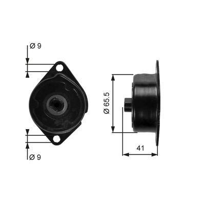 Siksnas spriegotājs, Ķīļsiksna GATES T39091