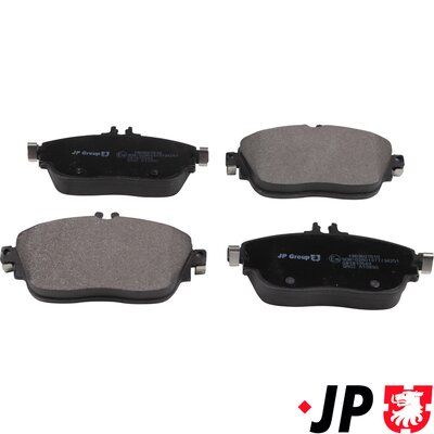 Bremžu uzliku kompl., Disku bremzes JP GROUP 1363607010