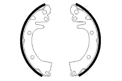 Комплект тормозных колодок BOSCH 0 986 487 462