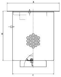 Filtrs, Saspiestā gaisa aprīkojums MANN-FILTER LE 14 004