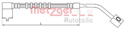Тормозной шланг METZGER 4110685