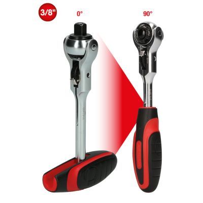Uzgriežņu atslēga ar pārslēdzamu sprūdmehānismu KS TOOLS 914.3815