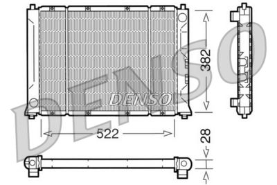 Radiators, Motora dzesēšanas sistēma DENSO DRM24012